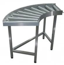 DC Rack Conveyor Tables - 90 Degree Roller Entry/exit Table