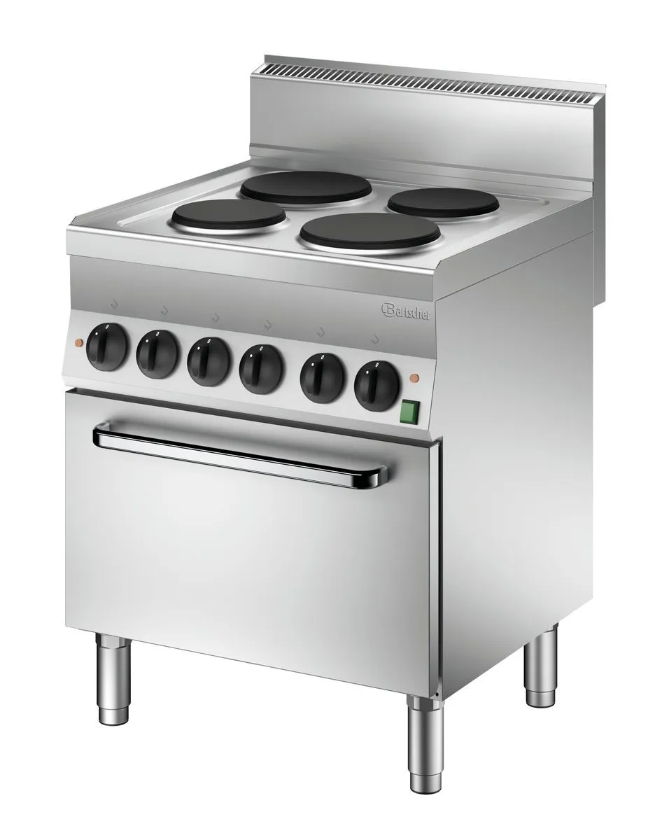 Bartscher Electric stove 650, W700, 4PL, elO Freestanding