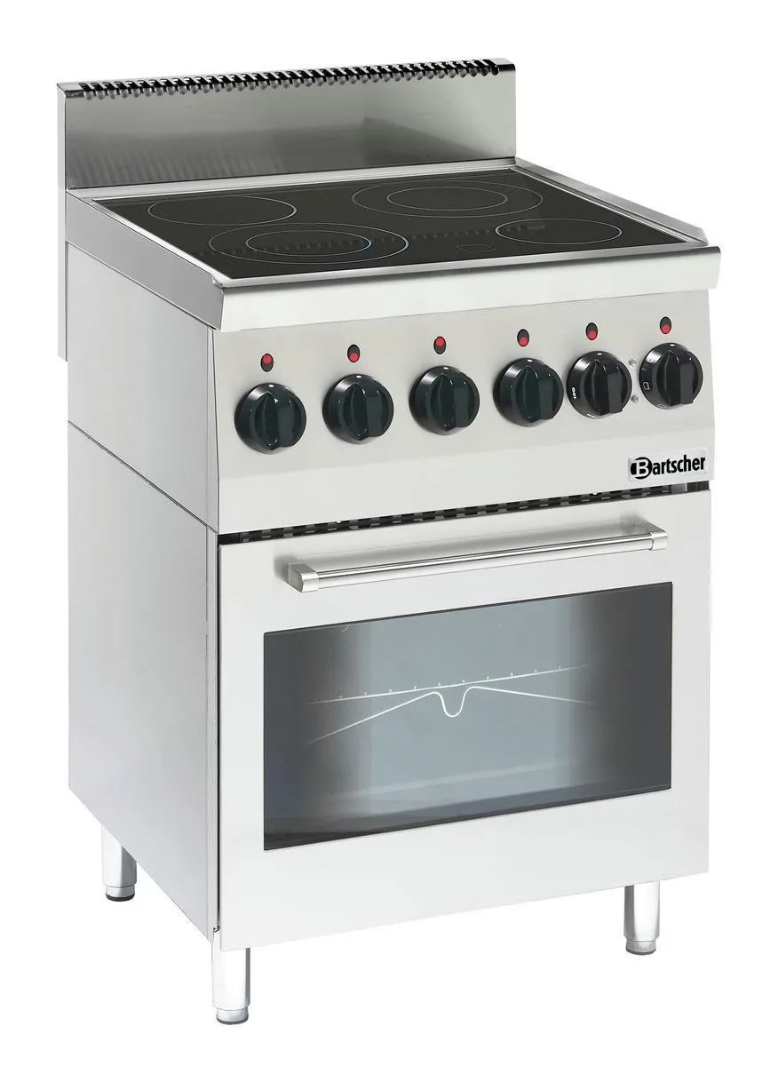 Bartscher Cerane stove 600, W600, 4HTzon. elO Freestanding