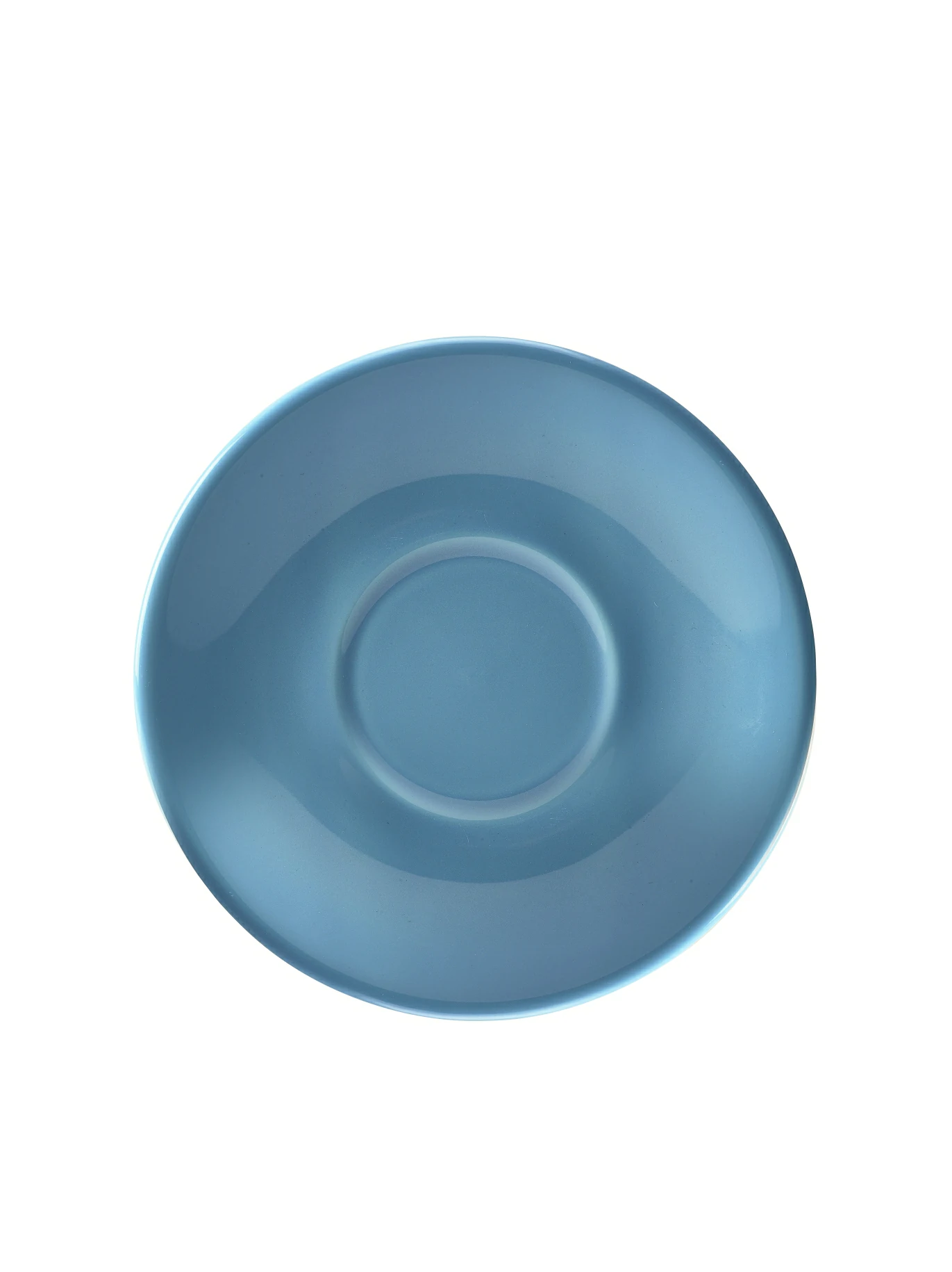 Genware Porcelain Blue Saucer 16cm/6.25"