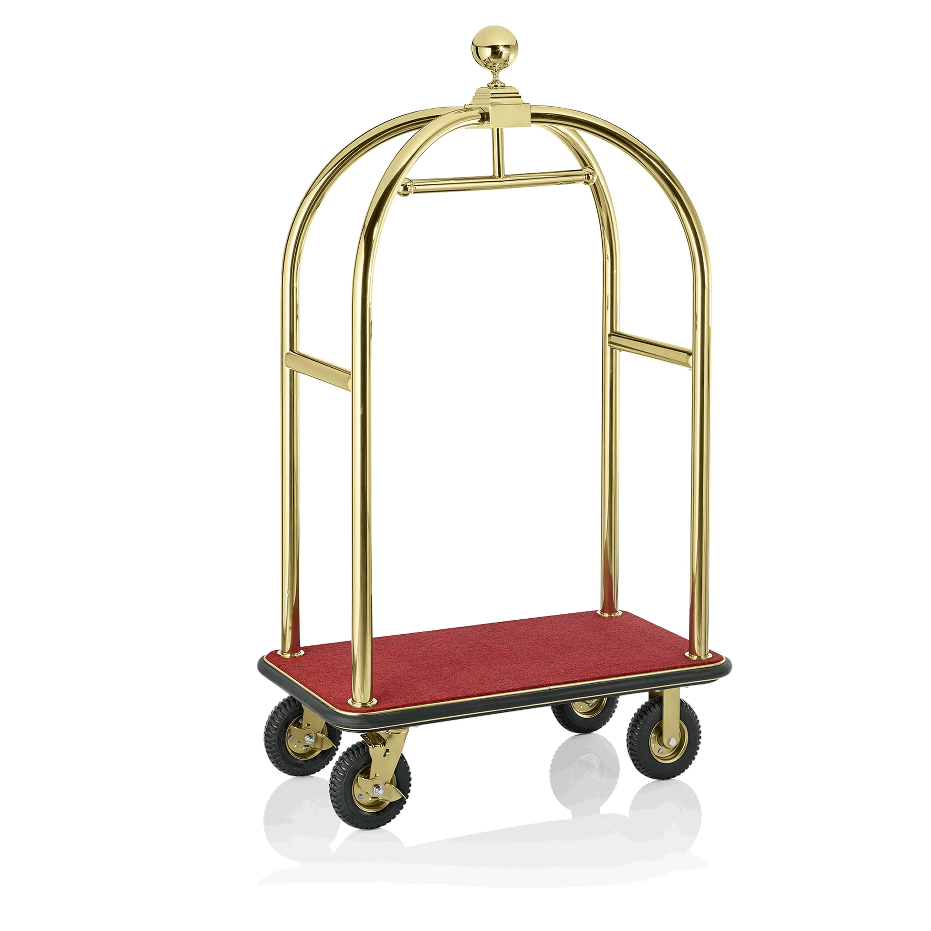 Luggage trolley Red