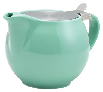 GenWare Porcelain Green Teapot with St/St Lid & Infuser 50cl/17.6oz