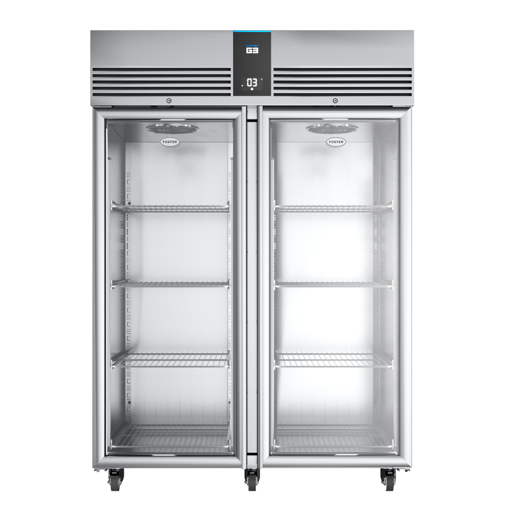 Foster EP1440G/41-494 EcoPro G3 Upright Glass Door Refrigerated Cabinet, 1350 Litres