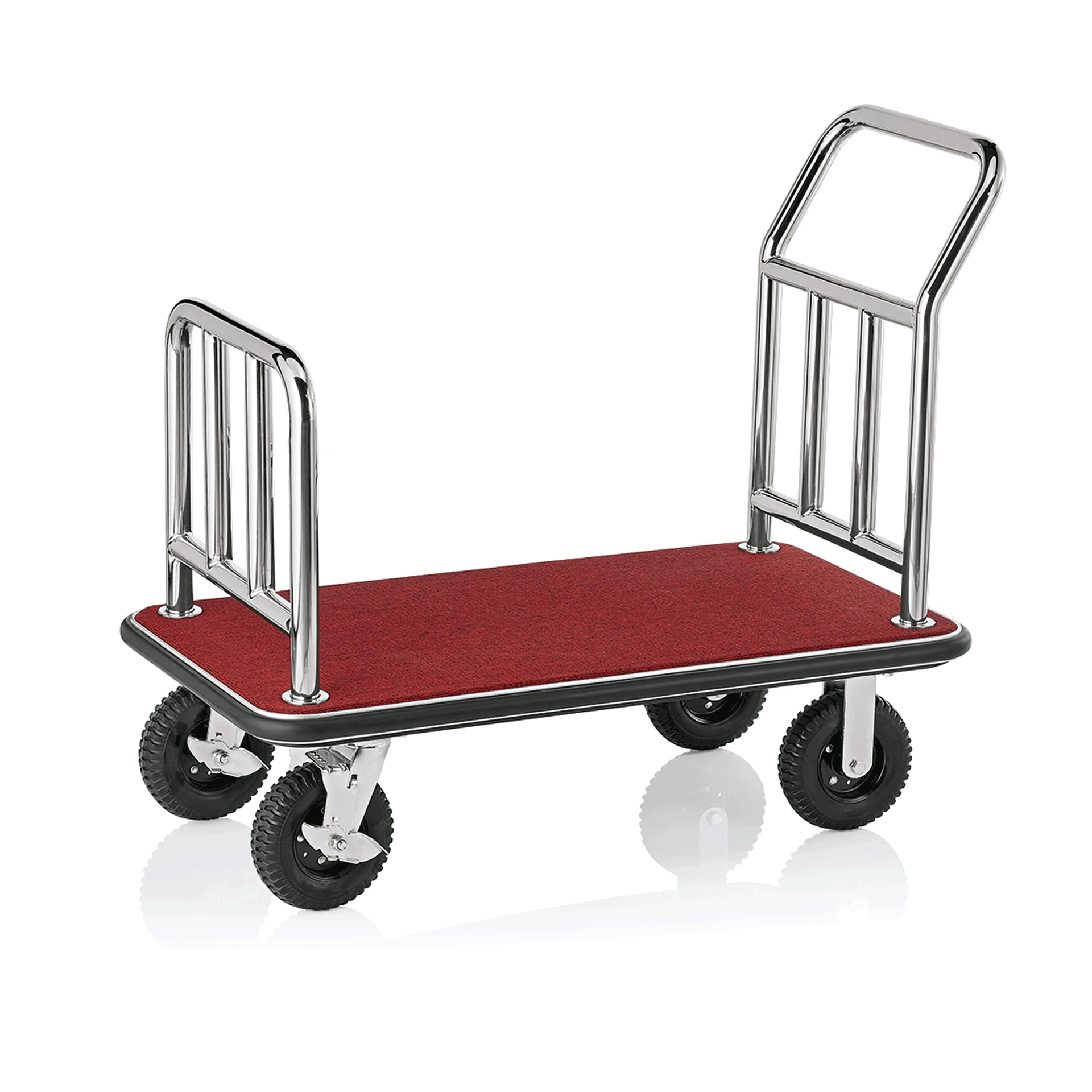 Luggage trolley Red