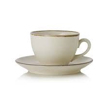Cup and saucer Sand