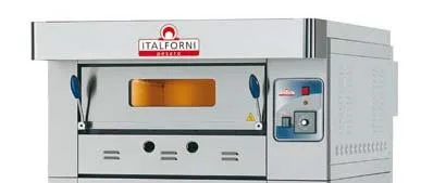 Italforni EGA-1 Heavy Duty Single Deck Gas Pizza Oven - 4 X 12