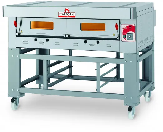 Italforni EGC-1 Heavy Duty Single Deck Gas Pizza Oven - 12 X 12