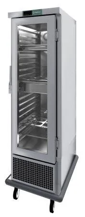 Emainox 19 Glass Door Slimline Mobile Refrigerated Holding Cabinet
