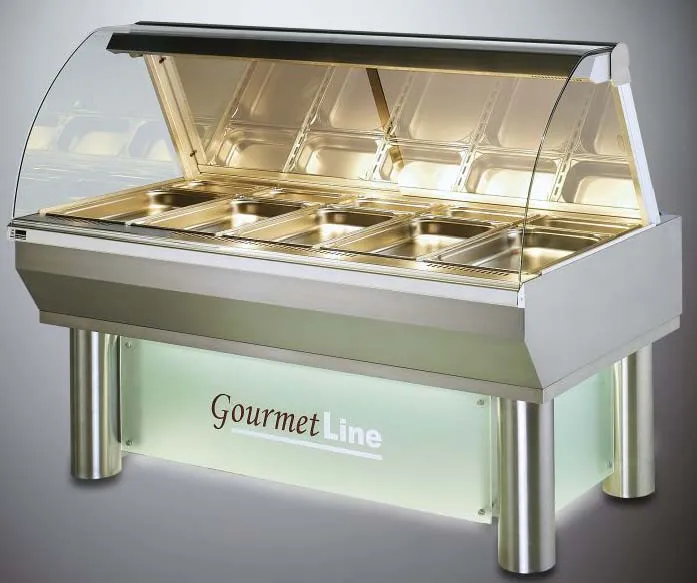 Ubert Gourmetline Freestanding Serve Over Refrigerated Display