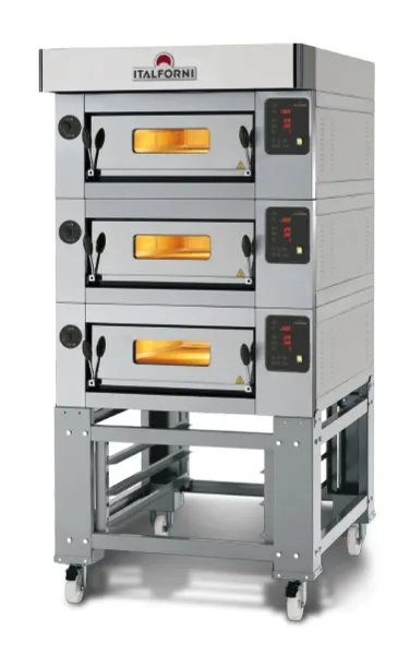 Italforni LSB-3 Heavy Duty Triple Deck Electric Pizza Oven - 18 X 12