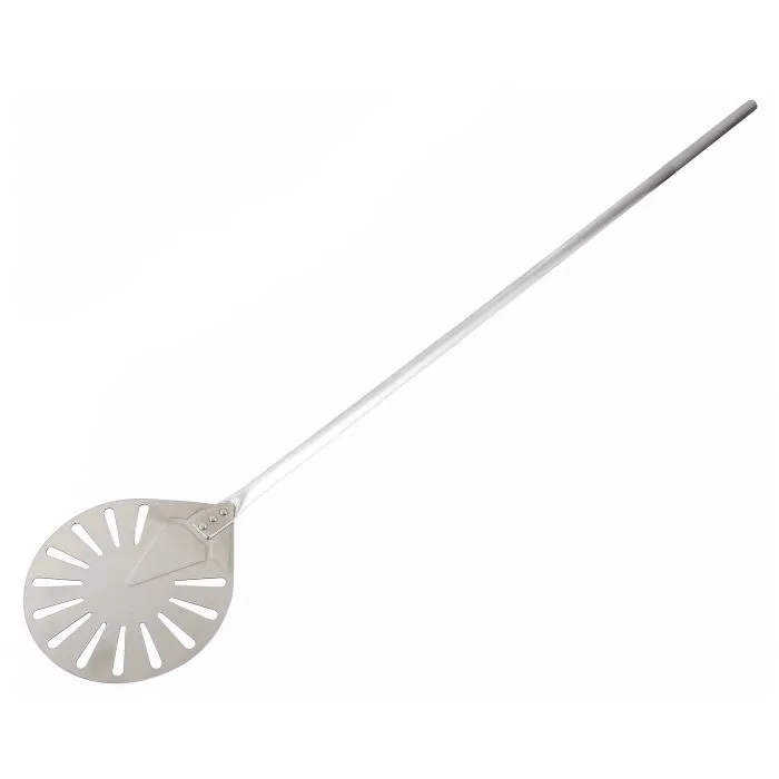 CombiSteel Stainless Steel Pizza Shovel Round Perforated 23-142