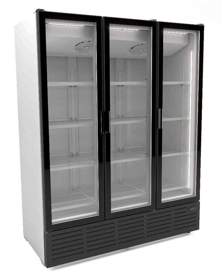 CombiSteel 3 Glass Doors White 9002 Display Refrigerator