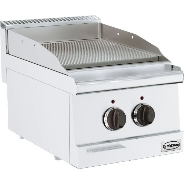 CombiSteel Base 600 Electric Fry Top 400 GROOVED