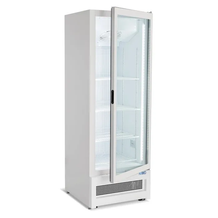 CombiSteel Stainless Steel Glass Door Freezer Ventilated 353 Litre