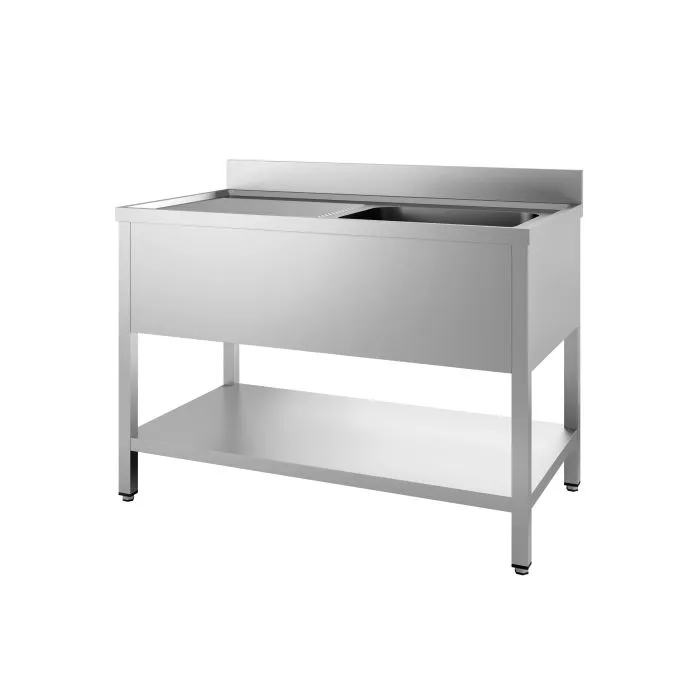 CombiSteel 600 Stainless Steel Sink Unit Flat Packed 2 Side 2000 Range