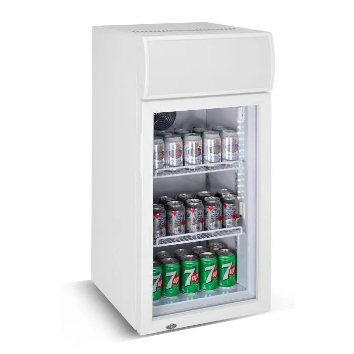 Combisteel Mini Glass Door Refrigerator 80L Static