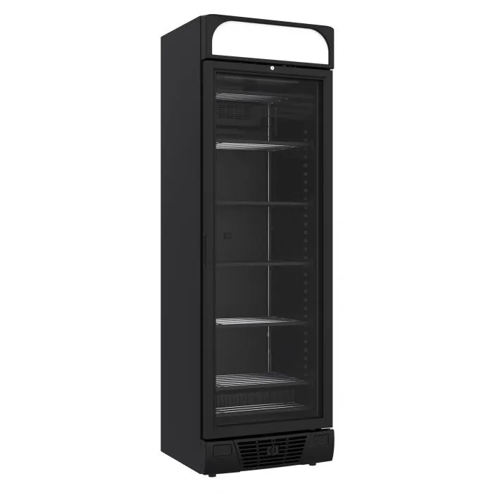 CombiSteel Freezer Single Glass Door Black 382L