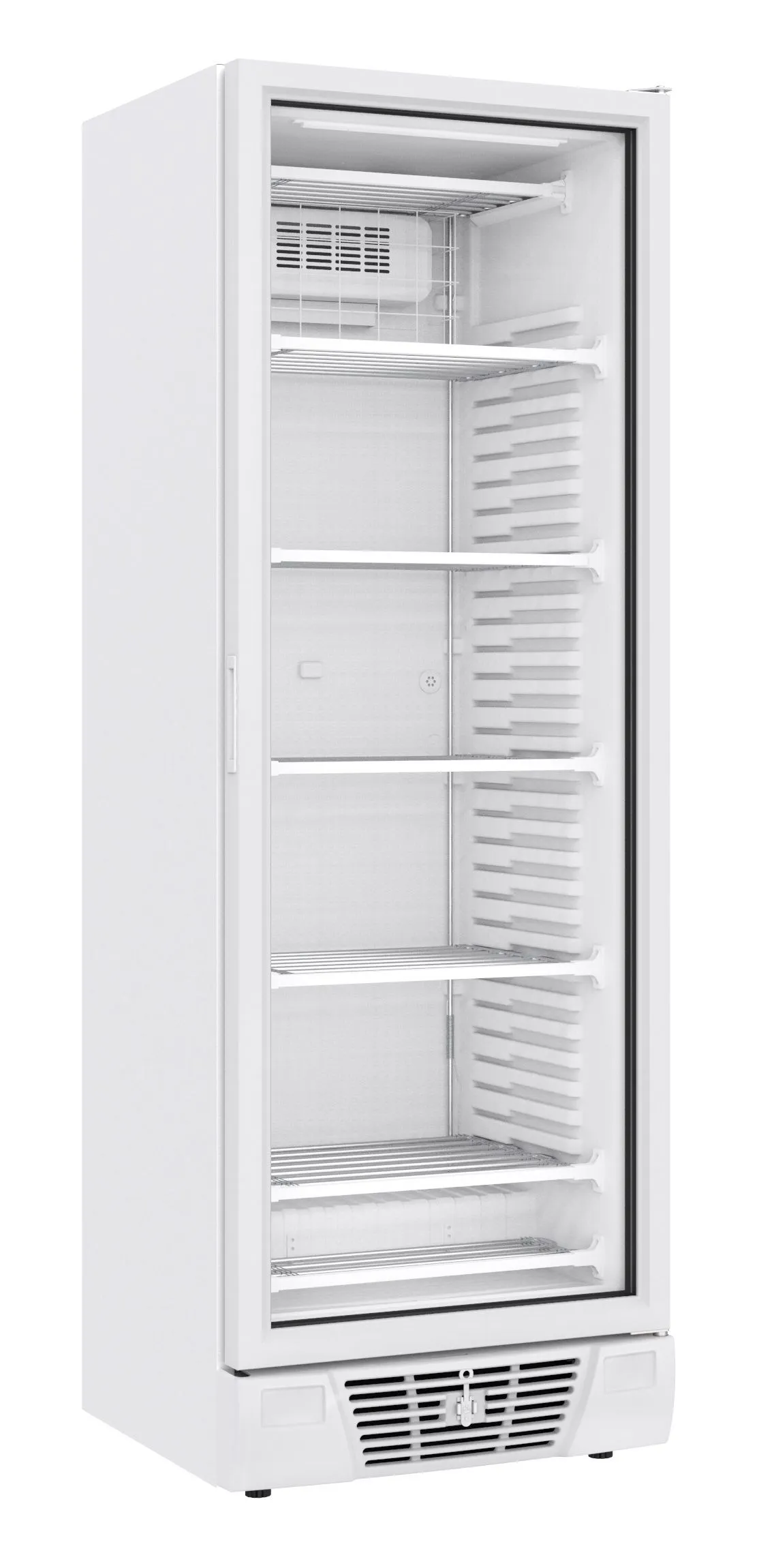 CombiSteel Freezer Single Glass Door White 382L