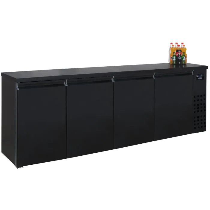 CombiSteel Backbar Counter 4 Black Doors