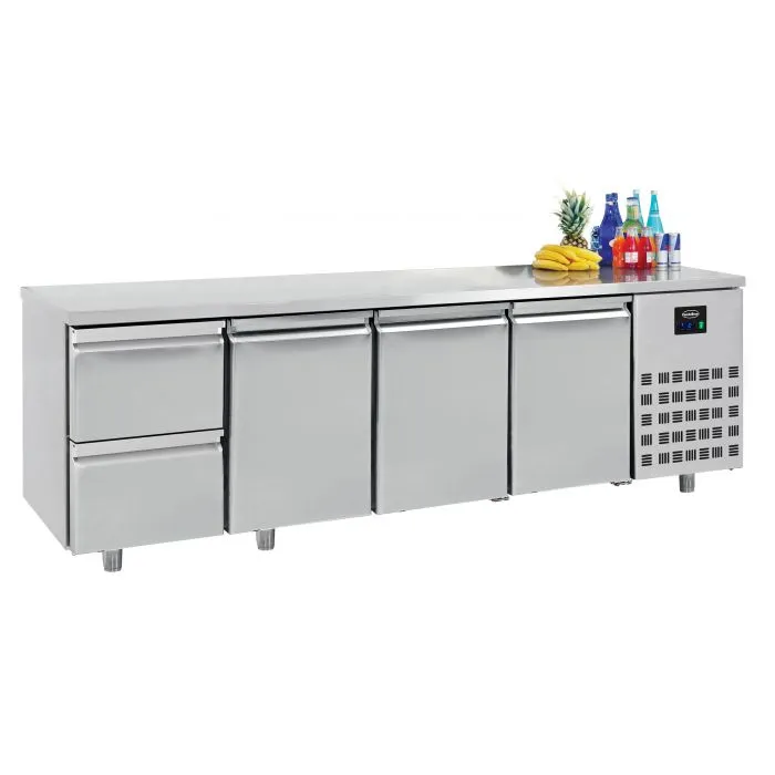 CombiSteel Counter 700 Refrigerator 3 Doors and 2 Drawers 430S