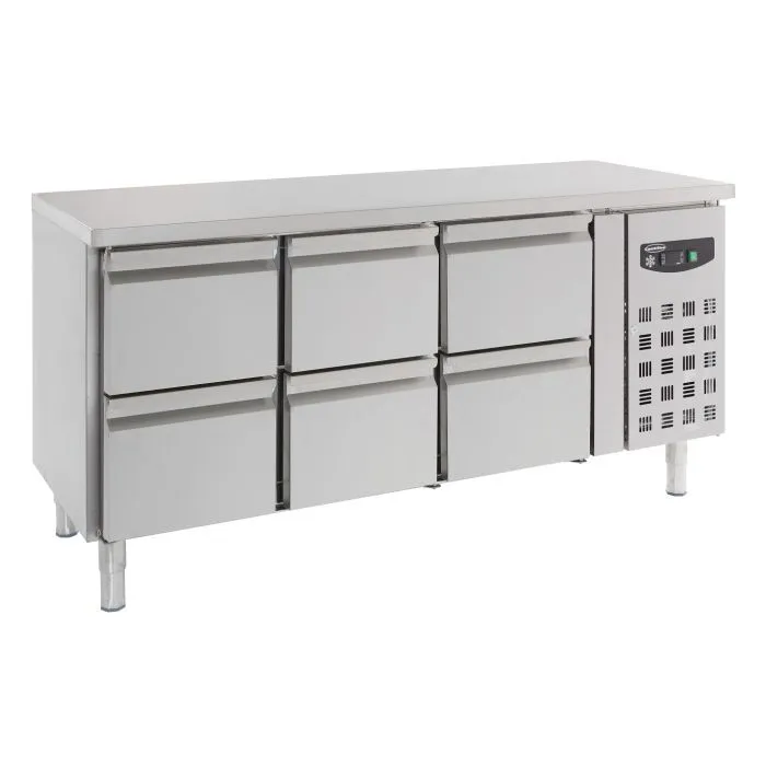 CombiSteel Counter 700 Refrigerator 6 Drawers