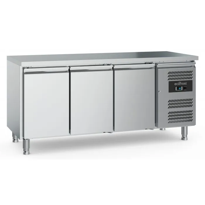 Ecofrost 700 Refrigerated Counter 3 Doors With Adjustable Feet