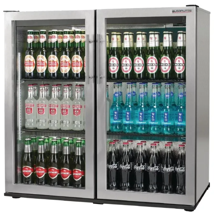 Autonumis RGC Series Popular A215182 Stainless Steel Double Door Bottle Cooler