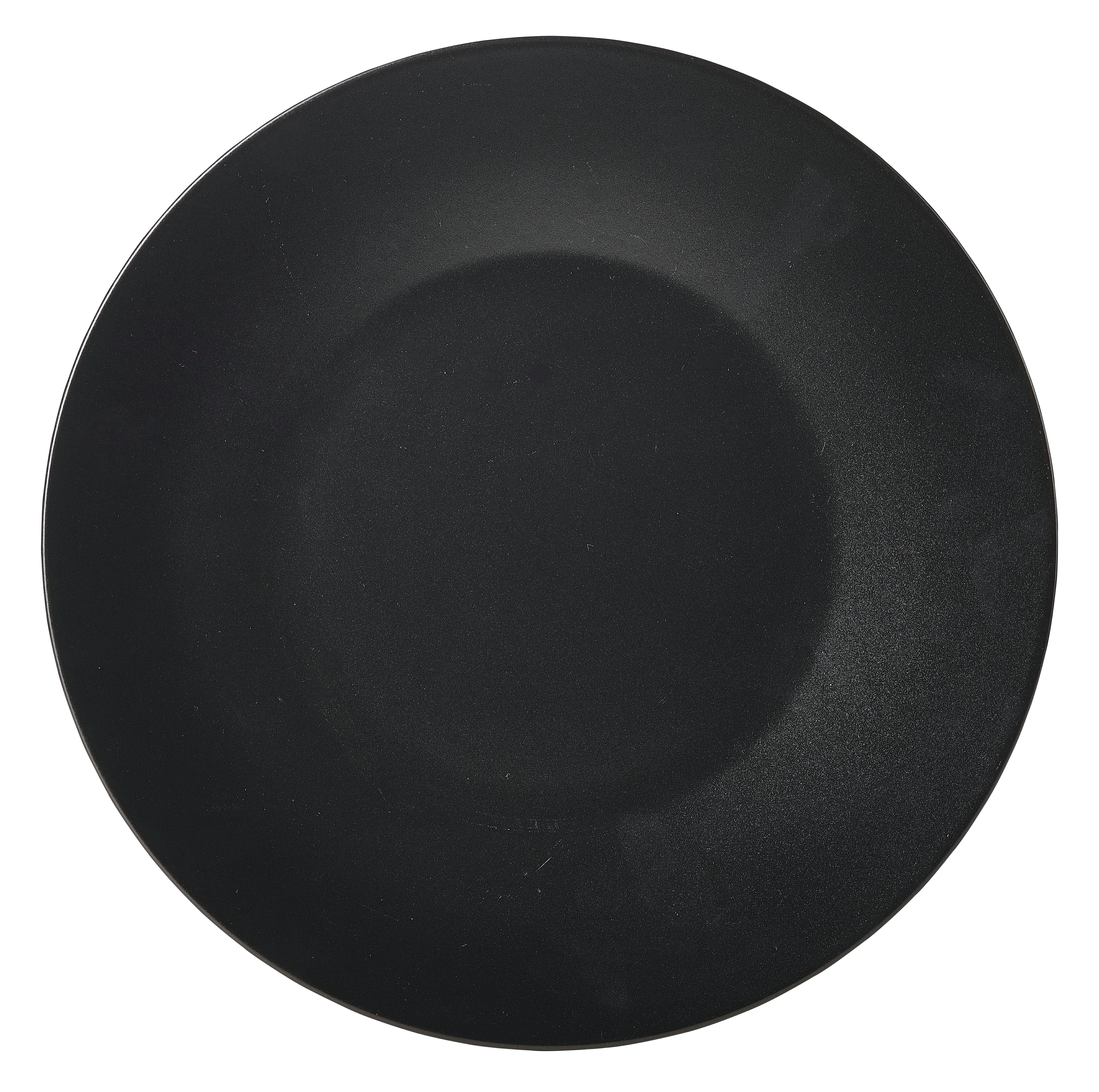 Luna Stoneware Black Wide Rim Plate 30.5cm/12"
