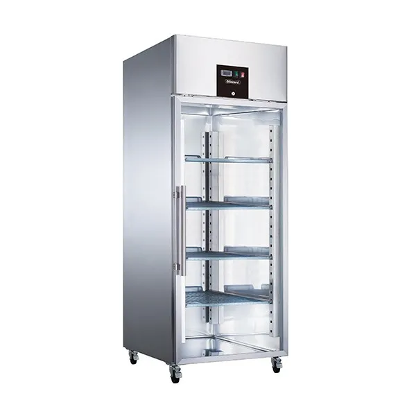 Blizzard BR1SSCR Stainless Steel Glass Door Refrigerator 650L