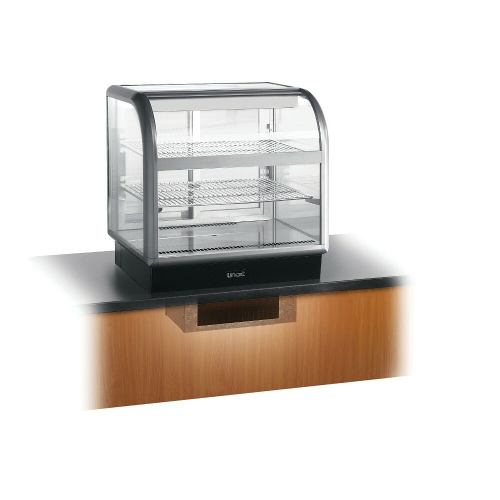 Lincat Seal 650 Series Counter-top Curved Front Refrigerated Merchandiser - Back-Service - Under-Counter Power Pack - W 750 mm - 0.6 kW