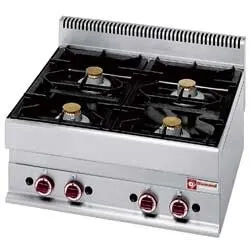 Diamond G65/4F7T Counter-Top Gas 4 Burner Range