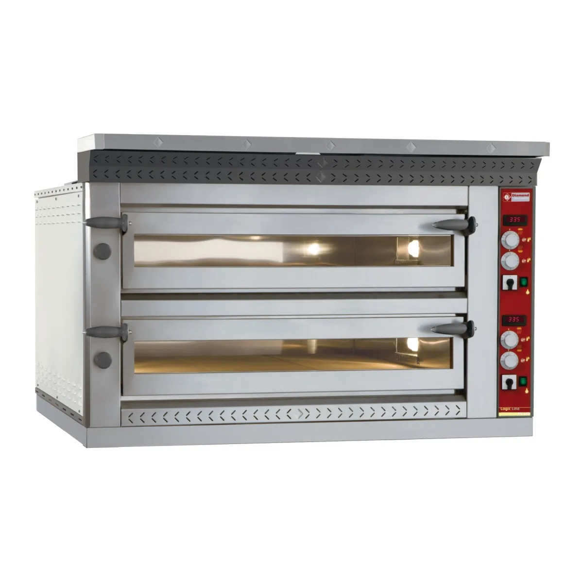 Diamond LD/35N Electric Twin Deck Pizza Oven Range