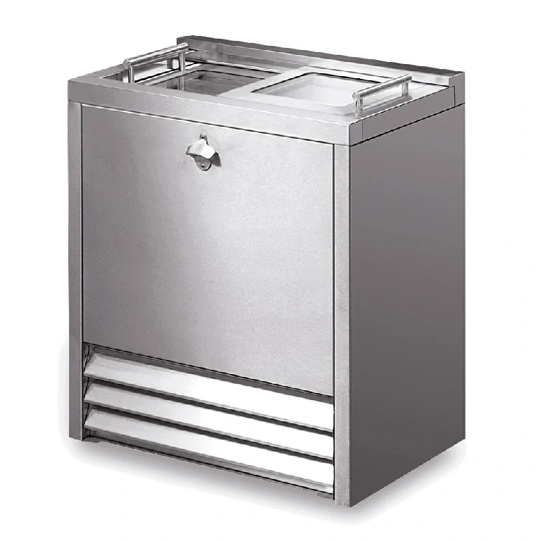 F73/071/SS - IMC BM70 Bottle Cooler [Top Load] - Glass Lid