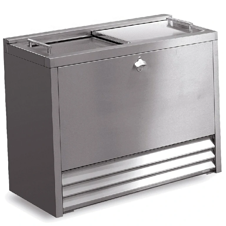 F73/100/SS - IMC BM100 Bottle Cooler - Solid Lid