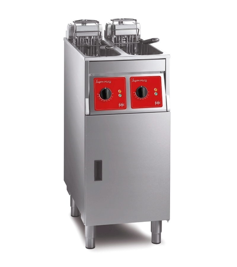 SL422H32G0 - FriFri Super Easy 422 Electric Free-standing Twin Tank Fryer with Filtration