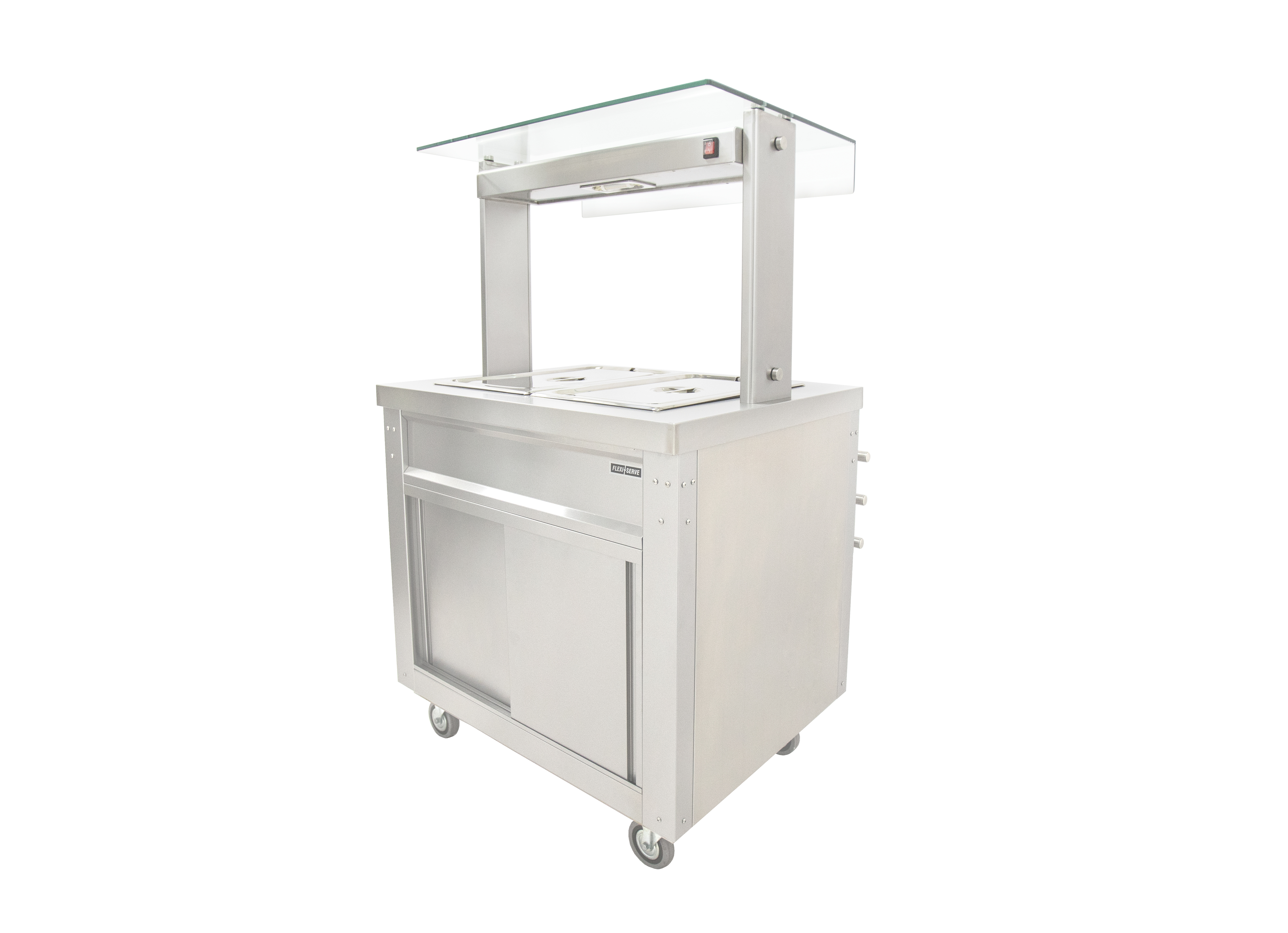 Parry FS-AW2 - Flexi Serve Ambient Cupboard with Chilled Well