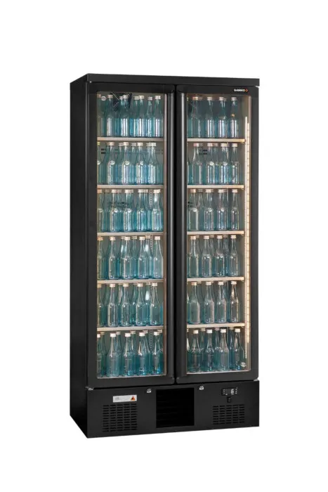 Gamko Maxiglass MG3/500G Hinged Double Glass Door Upright Bottle Cooler 500 Litres