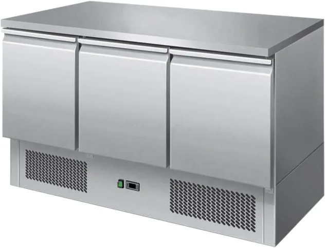 Ice-A-Cool ICE3851GR 3 Door Undercounter Refrigerator 380 Litres