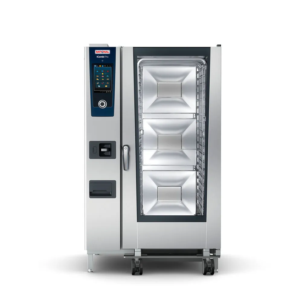 RATIONAL iCombi Pro - Model 20-2/1 - Natural Gas Free-standing Combi Oven - 80 kW