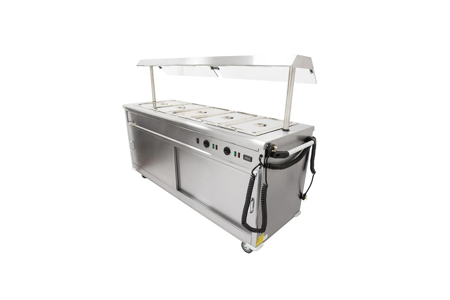 Parry MSB18G - Mobile Bain Marie Servery With Gantry
