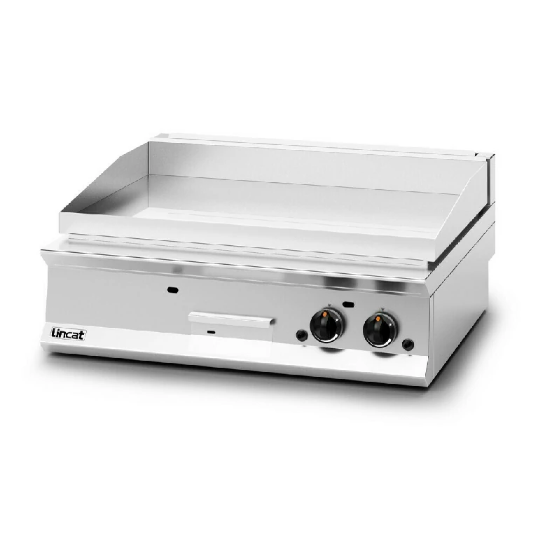 Lincat Opus 800 Natural Gas Counter-top Griddle - Chrome Plate - W 900 mm - 23.0 kW