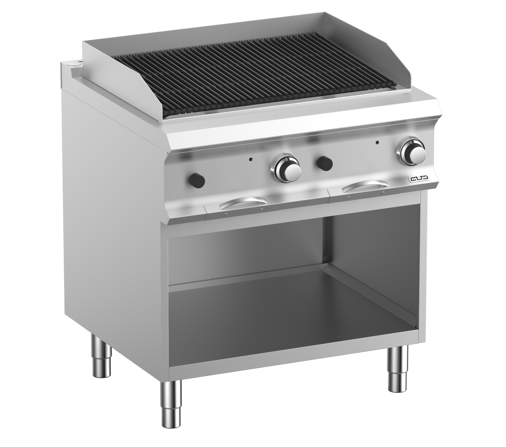Domina Pro 700 PLG78A Charcoal Grill on Open Stand
