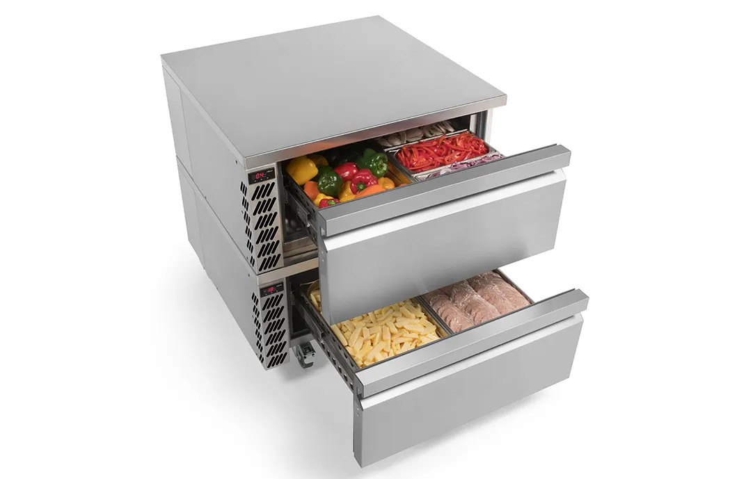 William Chefs Drawer Stack VRWCD1S Stainless Steel Ext./Int.