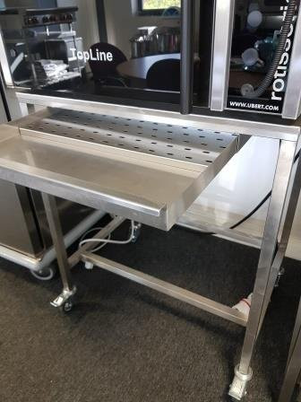Ubert RT7UGF Mobile Open Stand with Slide Out DE-Spitting Drawer