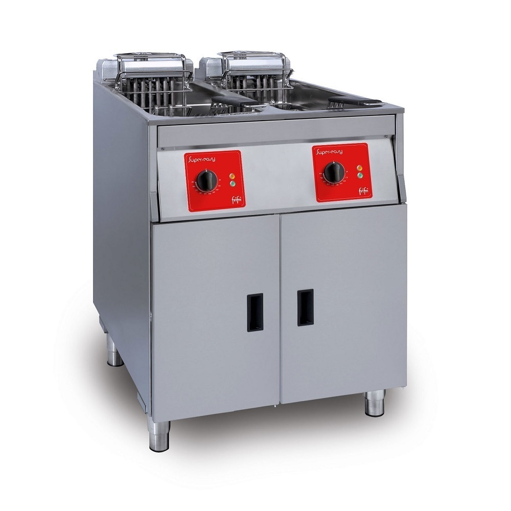 FriFri Super Easy 622 Electric Free-standing Twin Tank Fryer without Filtration - 2 Baskets - W 600 mm - 2 x 11.4 kW