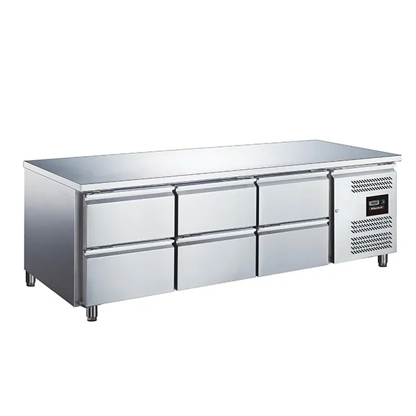 Blizzard SNC3-DRW Low Height 6 Drawer Prep Counter