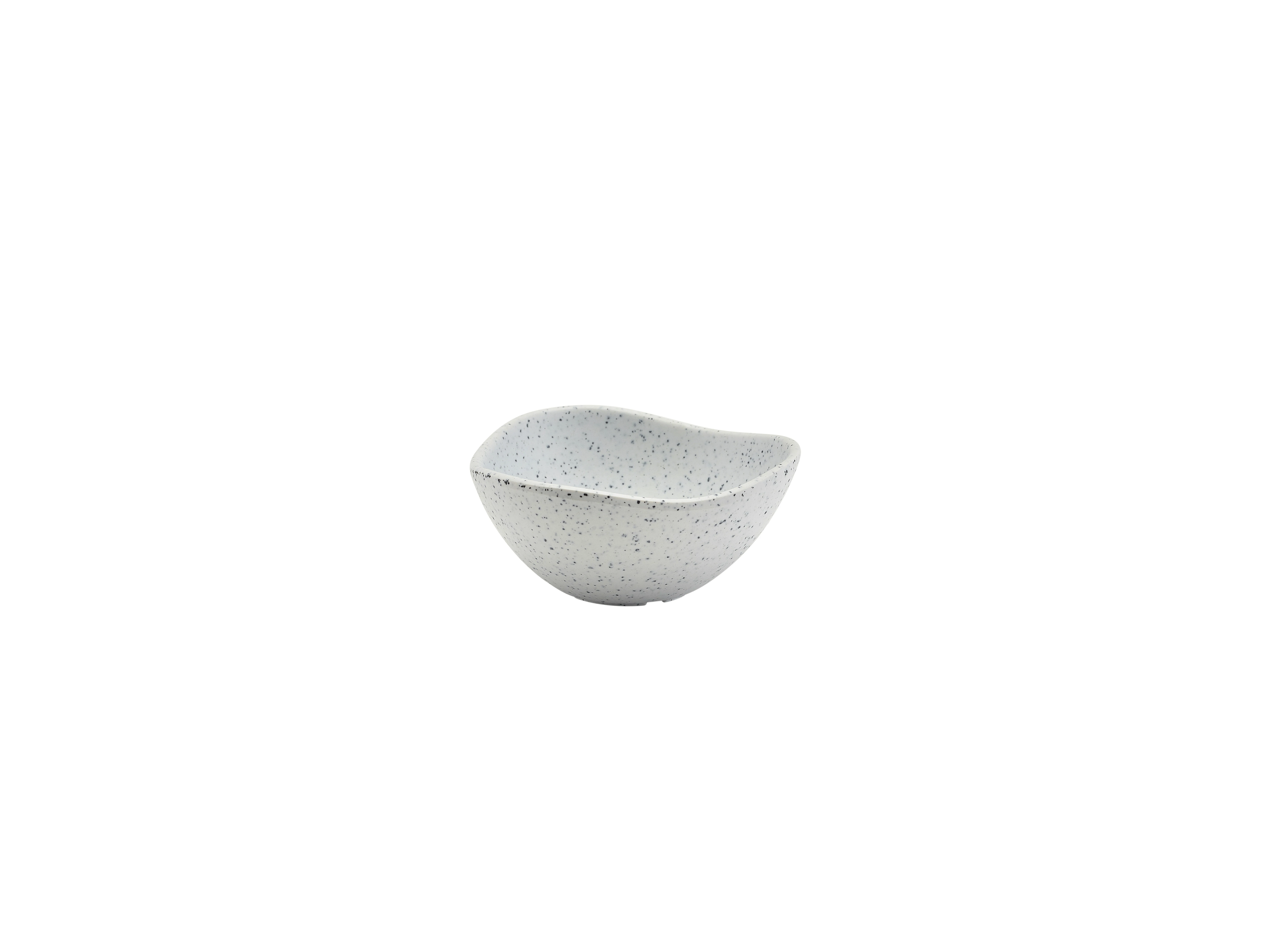 White Granite Melamine Triangular Ramekin 3.5oz