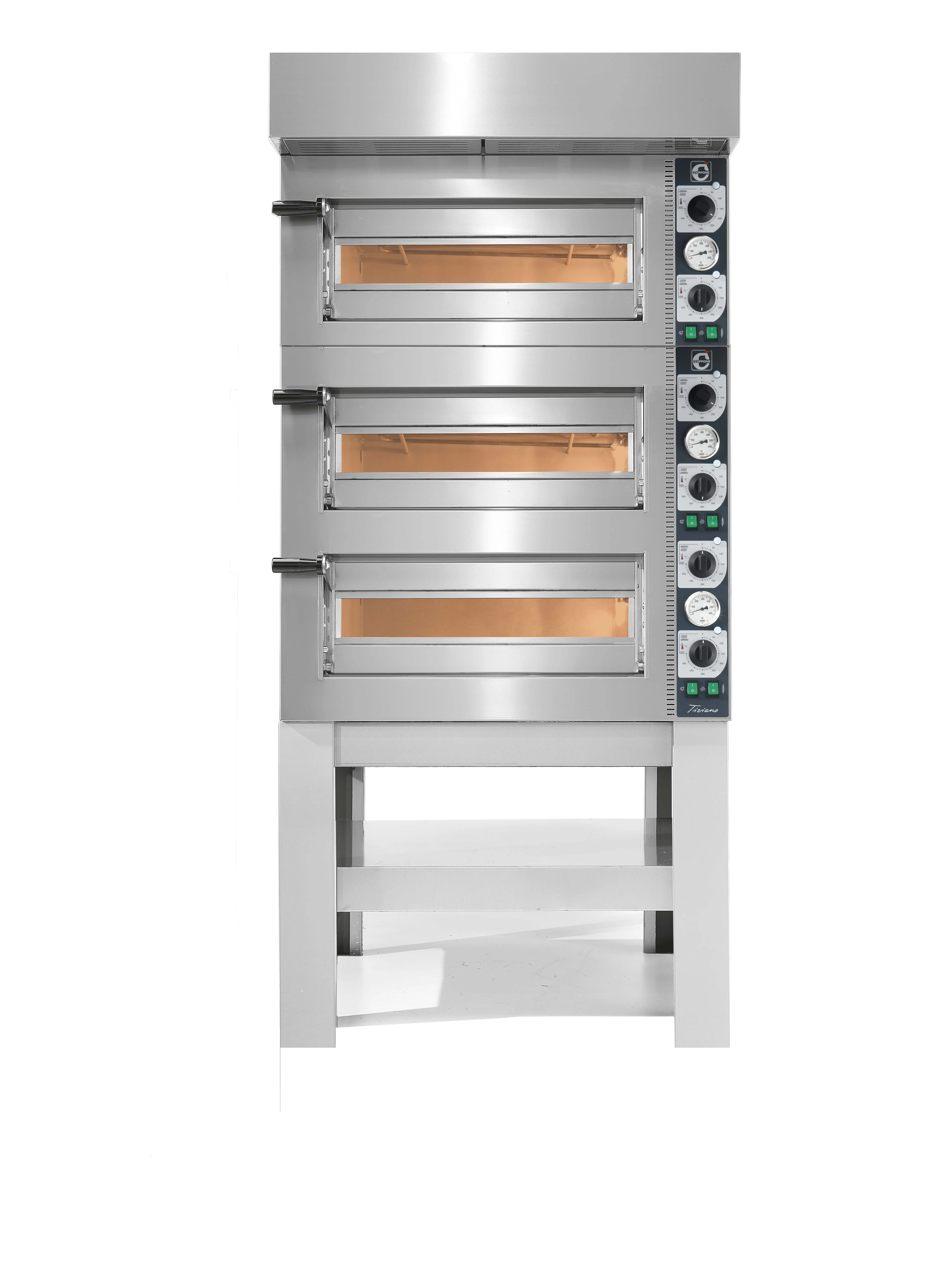 Cuppone LLKTZ6203 Tiziano Triple Deck Electric Pizza Oven