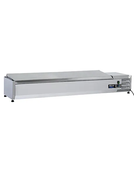 Blizzard TOP2000EN 1/3 Gastronorm Prep Top with Hinged Lid 2000mm(W)
